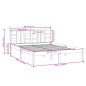 vidaXL Massivholzbett Grau 200x200 cm vidaXL Massivholzbett Grau 200x200 cm