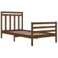 vidaXL Massivholzbett Honigbraun 100x200 cm vidaXL Massivholzbett Honigbraun 100x200 cm