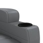 Massagesessel Anthrazit Kunstleder Massagesessel Anthrazit Kunstleder