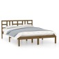 vidaXL Massivholzbett Honigbraun 120x190 cm vidaXL Massivholzbett Honigbraun 120x190 cm