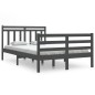 vidaXL Massivholzbett Grau 120x200 cm vidaXL Massivholzbett Grau 120x200 cm