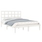 vidaXL Massivholzbett Weiß 140x190 cm vidaXL Massivholzbett Weiß 140x190 cm