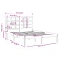 vidaXL Massivholzbett Honigbraun 160x200 cm vidaXL Massivholzbett Honigbraun 160x200 cm