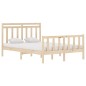 vidaXL Massivholzbett 140x190 cm vidaXL Massivholzbett 140x190 cm