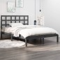 vidaXL Massivholzbett Grau 180x200 cm vidaXL Massivholzbett Grau 180x200 cm