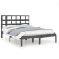 vidaXL Massivholzbett Grau 180x200 cm vidaXL Massivholzbett Grau 180x200 cm