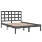 vidaXL Massivholzbett Grau 180x200 cm vidaXL Massivholzbett Grau 180x200 cm