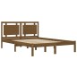 vidaXL Massivholzbett Honigbraun 140x190 cm vidaXL Massivholzbett Honigbraun 140x190 cm