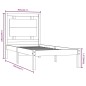 vidaXL Massivholzbett Honigbraun 75x190 cm vidaXL Massivholzbett Honigbraun 75x190 cm