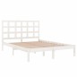 vidaXL Massivholzbett Weiß 180x200 cm vidaXL Massivholzbett Weiß 180x200 cm