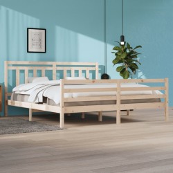 vidaXL Massivholzbett 200x200 cm