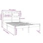 vidaXL Massivholzbett 120x200 cm vidaXL Massivholzbett 120x200 cm