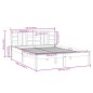 vidaXL Massivholzbett Grau 120x200 cm vidaXL Massivholzbett Grau 120x200 cm