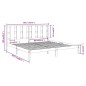 vidaXL Massivholzbett Schwarz 180x200 cm vidaXL Massivholzbett Schwarz 180x200 cm