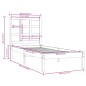 vidaXL Massivholzbett Weiß 100x200 cm vidaXL Massivholzbett Weiß 100x200 cm