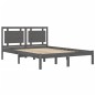 vidaXL Massivholzbett Grau 200x200 cm vidaXL Massivholzbett Grau 200x200 cm