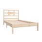 vidaXL Massivholzbett 100x200 cm vidaXL Massivholzbett 100x200 cm