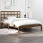 vidaXL Massivholzbett Honigbraun 140x190 cm vidaXL Massivholzbett Honigbraun 140x190 cm