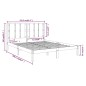 vidaXL Massivholzbett Weiß 150x200 cm vidaXL Massivholzbett Weiß 150x200 cm