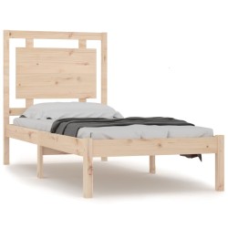 vidaXL Massivholzbett 100x200 cm