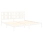 vidaXL Massivholzbett Weiß 180x200 cm vidaXL Massivholzbett Weiß 180x200 cm