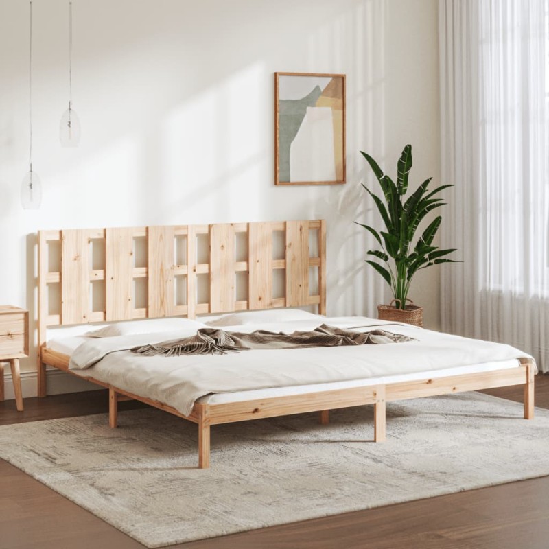 vidaXL Massivholzbett Kiefer 200x200 cm vidaXL Massivholzbett Kiefer 200x200 cm