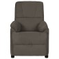 Massagesessel Dunkelgrau Wildleder-Optik Massagesessel Dunkelgrau Wildleder-Optik