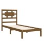 vidaXL Massivholzbett Honigbraun 75x190 cm vidaXL Massivholzbett Honigbraun 75x190 cm