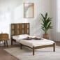 vidaXL Massivholzbett Honigbraun 75x190 cm vidaXL Massivholzbett Honigbraun 75x190 cm