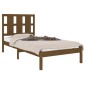 vidaXL Massivholzbett Honigbraun 75x190 cm vidaXL Massivholzbett Honigbraun 75x190 cm