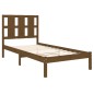 vidaXL Massivholzbett Honigbraun 75x190 cm vidaXL Massivholzbett Honigbraun 75x190 cm