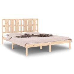vidaXL Massivholzbett 150x200 cm