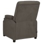 Massagesessel Dunkelgrau Wildleder-Optik Massagesessel Dunkelgrau Wildleder-Optik