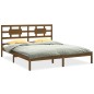 vidaXL Massivholzbett Honigbraun 200x200 cm vidaXL Massivholzbett Honigbraun 200x200 cm