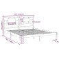 vidaXL Massivholzbett Honigbraun 200x200 cm vidaXL Massivholzbett Honigbraun 200x200 cm