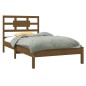 vidaXL Massivholzbett Honigbraun 90x200 cm vidaXL Massivholzbett Honigbraun 90x200 cm