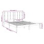 vidaXL Massivholzbett Schwarz 150x200 cm vidaXL Massivholzbett Schwarz 150x200 cm