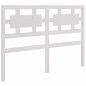 vidaXL Massivholzbett Weiß 140x190 cm vidaXL Massivholzbett Weiß 140x190 cm