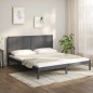 vidaXL Massivholzbett Grau Kiefer 200x200 cm vidaXL Massivholzbett Grau Kiefer 200x200 cm