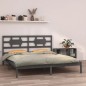 vidaXL Massivholzbett Grau 160x200 cm vidaXL Massivholzbett Grau 160x200 cm