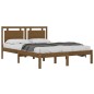vidaXL Massivholzbett Honigbraun 120x190 cm vidaXL Massivholzbett Honigbraun 120x190 cm