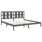 vidaXL Massivholzbett Grau 180x200 cm vidaXL Massivholzbett Grau 180x200 cm