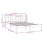 vidaXL Massivholzbett Schwarz 140x200 cm vidaXL Massivholzbett Schwarz 140x200 cm