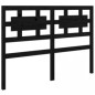 vidaXL Massivholzbett Schwarz 150x200 cm vidaXL Massivholzbett Schwarz 150x200 cm