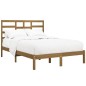 vidaXL Massivholzbett Honigbraun 140x190 cm vidaXL Massivholzbett Honigbraun 140x190 cm