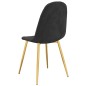 Esszimmerstühle 2 Stk. Schwarz Samt Esszimmerstühle 2 Stk. Schwarz Samt