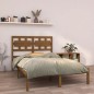 vidaXL Massivholzbett Honigbraun 140x190 cm vidaXL Massivholzbett Honigbraun 140x190 cm