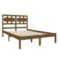 vidaXL Massivholzbett Honigbraun 140x190 cm vidaXL Massivholzbett Honigbraun 140x190 cm
