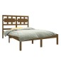 vidaXL Massivholzbett Honigbraun 120x190 cm vidaXL Massivholzbett Honigbraun 120x190 cm