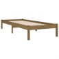 vidaXL Massivholzbett Honigbraun 100x200 cm vidaXL Massivholzbett Honigbraun 100x200 cm